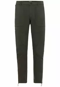 Брюки TAPERED FIT camel active, темно-зеленый