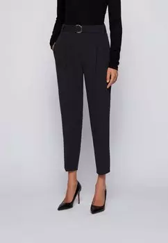 Брюки TAPIA SMART TROUSERS WITH BELT BOSS, черный