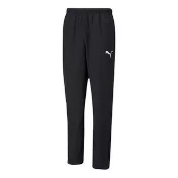 Брюки teamrise tracksuit pants 'black' Puma, черный