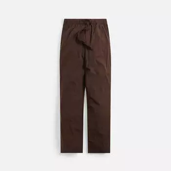 Брюки Tekla Poplin Pajama Pants, кофе