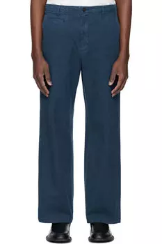 Брюки темно-синего цвета Finx Gabardine AURALEE