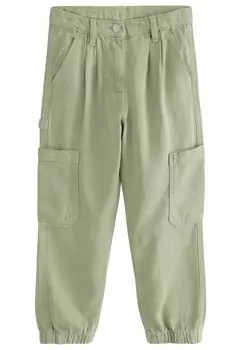 Брюки Tencel Soft Touch Trousers Next, зеленый хаки