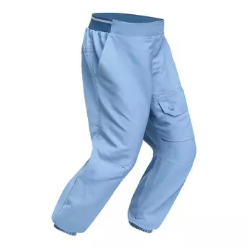 Брюки детские теплые Quechua SH100 для походов, возраст 2-6 лет, голубой