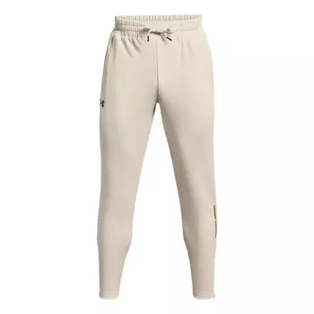Брюки terry pants 'beige' Under Armour, бежевый