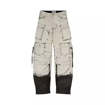 Брюки The Attico Fern Long Pant, белый