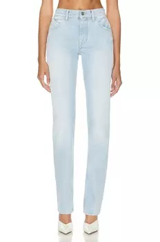 Брюки The Attico Girlfriend Long, цвет Sky Blue