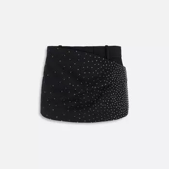 Брюки The Attico Mini Skort, черный
