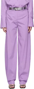 Брюки The Attico Purple Jagger