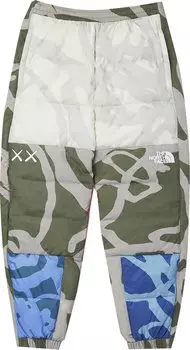 Брюки The North Face x KAWS Retro 1996 Nuptse Pant 'Moonlight Ivory', кремовый