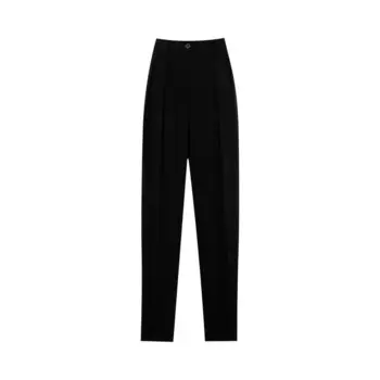 Брюки The Row Igor Pants Black, черный