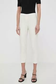 Брюки Theory, бежевый