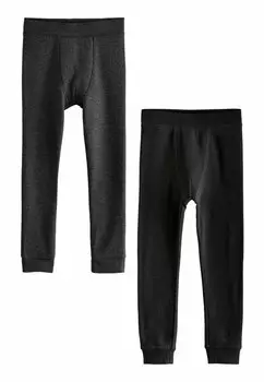 Брюки THERMAL 2 PACK, Leggings Next, черный