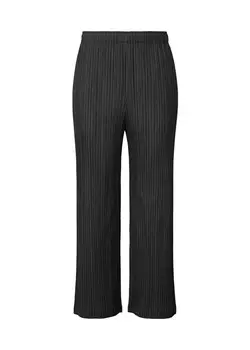 Брюки thicker bottoms 2 Pleats Please Issey Miyake, черный