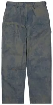 Брюки thisisneverthat Bleached Double Knee Pant 'Blue', синий