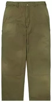 Брюки thisisneverthat Bleached Double Knee Pant 'Khaki', коричневый