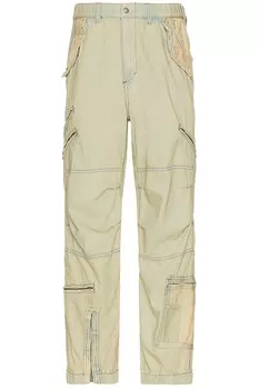 Брюки Thisisneverthat Crazy Multi Zip, цвет Tint