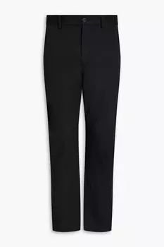 Брюки Thurman из хлопка и льна ISABEL MARANT, черный
