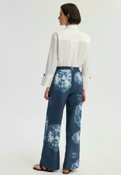 Брюки TIE-DYE PATTERNED Touch Priv, синий