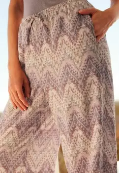 Брюки TIE WAIST PETITE Next, фиолетовый