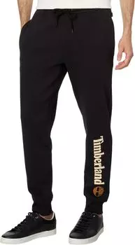 Брюки Timberland Linear Logo Sweatpants, черный