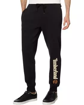 Брюки Timberland Linear Logo Sweatpants, черный