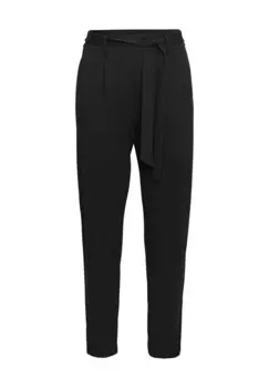 Брюки тканевые, эластичный пояс, кулиска, женские MSCH COPENHAGEN, черный