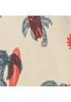 Брюки тканевые, длина бермуды, пояс на резинке, детские Manguun, цвет White Gray Aop