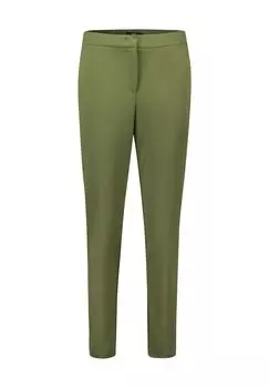 Брюки тканевые, длина до щиколотки, диагональные карманы, женские zero, цвет Cypress