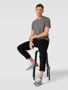 Брюки тканевые с задними карманами модель "ПАНТАЛОН" THE KOOPLES, черный