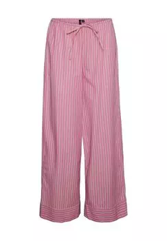 Брюки тканевые, с завязкой, женские VERO MODA, розовый