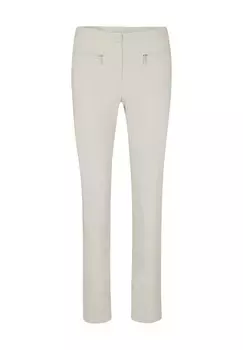 Брюки тканевые Тесс, карманы на молнии, женские Adagio, песочный