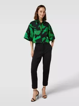 Брюки тканевые укороченного кроя, модель «КРИСТАЛЛ» Cambio, черный