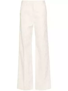 Брюки Toile Iconographe строгого кроя VALENTINO GARAVANI, белый