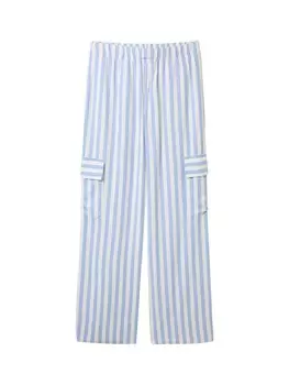 Брюки TOM TAILOR DENIM Loose fit Pants, светло-голубой
