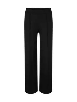 Брюки TOM TAILOR DENIM Loose fit Pleated Pants, черный