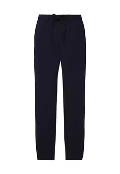 Брюки Tom Tailor Elegante Business Stoffhose Loose Fit Ankle Pants mit Tunnelzug, темно-синий
