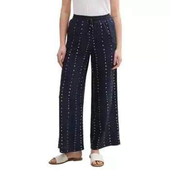Брюки Tom Tailor Loose Fit Palazzo, синий