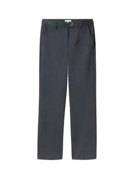 Брюки TOM TAILOR Regular Pleated Pants Mia, темно-серый