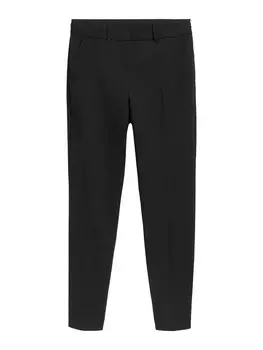 Брюки TOM TAILOR Slim fit Pleated Pants Mia, черный