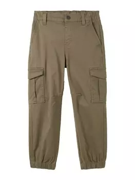 Брюки TOM TAILOR Tapered Pants, оливковый