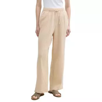Брюки Tom Tailor Textured Soft, бежевый
