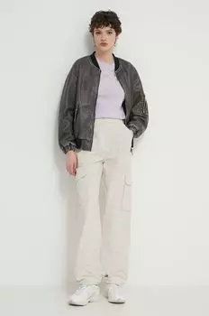 Брюки Tommy Jeans, бежевый