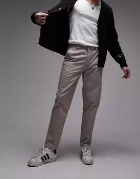 Брюки Topman, серо-бежевый