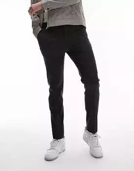 Брюки Topman Skinny Smart, темно-синий