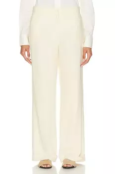 Брюки Toteme Tailored Herringbone Suit Trouser, цвет Bleached Sand