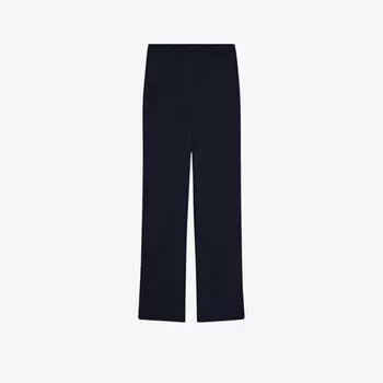 Брюки Tova из шелка с резинкой на талии Joseph, черный