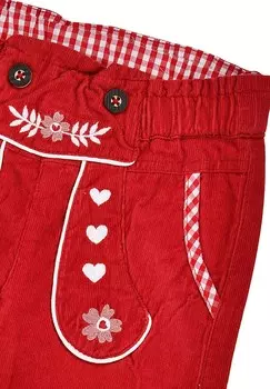 Брюки TRACHTEN Alpenglck, красный