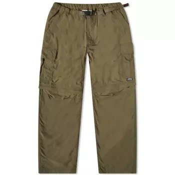 Брюки-трансформеры Gramicci с микро-рипстопом, армейский зеленый