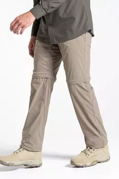 Брюки-трансформеры NosiLife Pro II из переработанного эластичного материала Craghoppers, бежевый