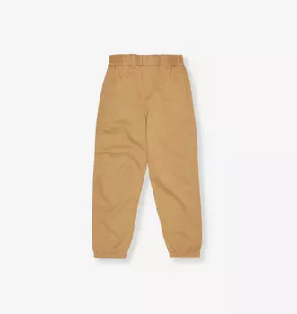 Брюки Travard из тканой смеси с двумя накладными карманами для детей 4–14 лет Burberry, желтый